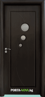 : Интериорна HDF врата с код 017, цвят Венге