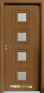 Интериорна HDF врата с код 021, цвят Златен дъб