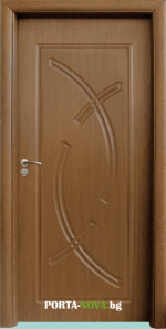 Интериорна HDF врата с код 056-P, цвят Златен дъб