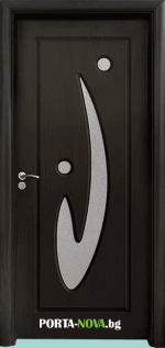 Интериорна HDF врата с код 070, цвят Венге