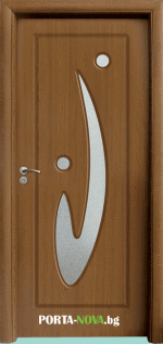 Интериорна HDF врата с код 070, цвят Златен дъб
