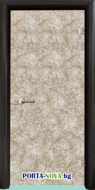 Стъклена интериорна врата, Fabric G 12-2 Gold, каса Венге