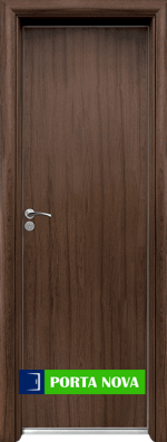 Алуминиева врата за баня – Стандарт, цвят Орех