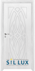 Интериорна врата Sil Lux модел 3007P, цвят Снежен бор