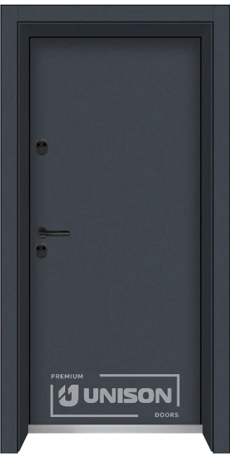 Входни врати Unison Clima Basic, цвят Графит