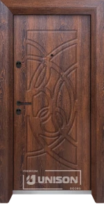 Входна Врата Унисон Optima 3005-P Цвят Японски Бонсай