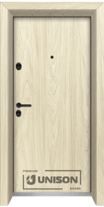 Входна Врата Унисон Optima 3100 Цвят Избелен Дъб