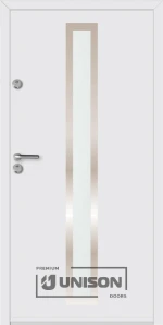 Входна Врата Унисон Термо + Stilo Цвят Бял Мат